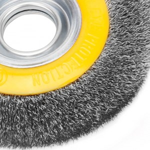 Escova Circular 6"x1"x3/4" em Aço e Latão LT2444