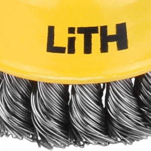Escova de Aço Trançada Tipo Copo 75mm LT2451